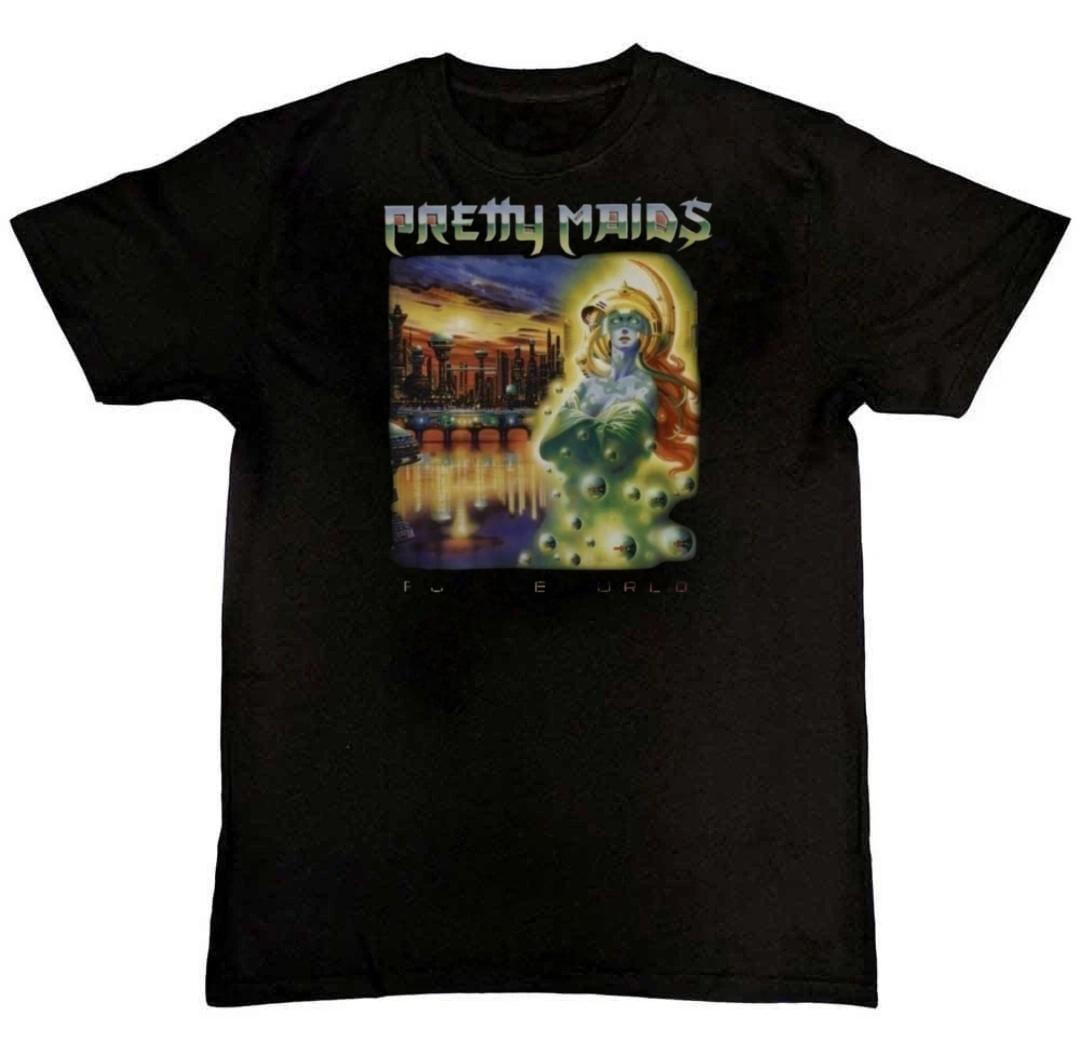 PRETTY MAIDS Band FUTURE WORLD Album Graphic T-Shirt M