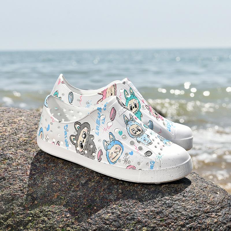 LUCHI Atmungsaktive Cartoon-Wassersandalen für Kinder im Sommer – Unisex-Outdoor-Schuhe mit weicher Sohle