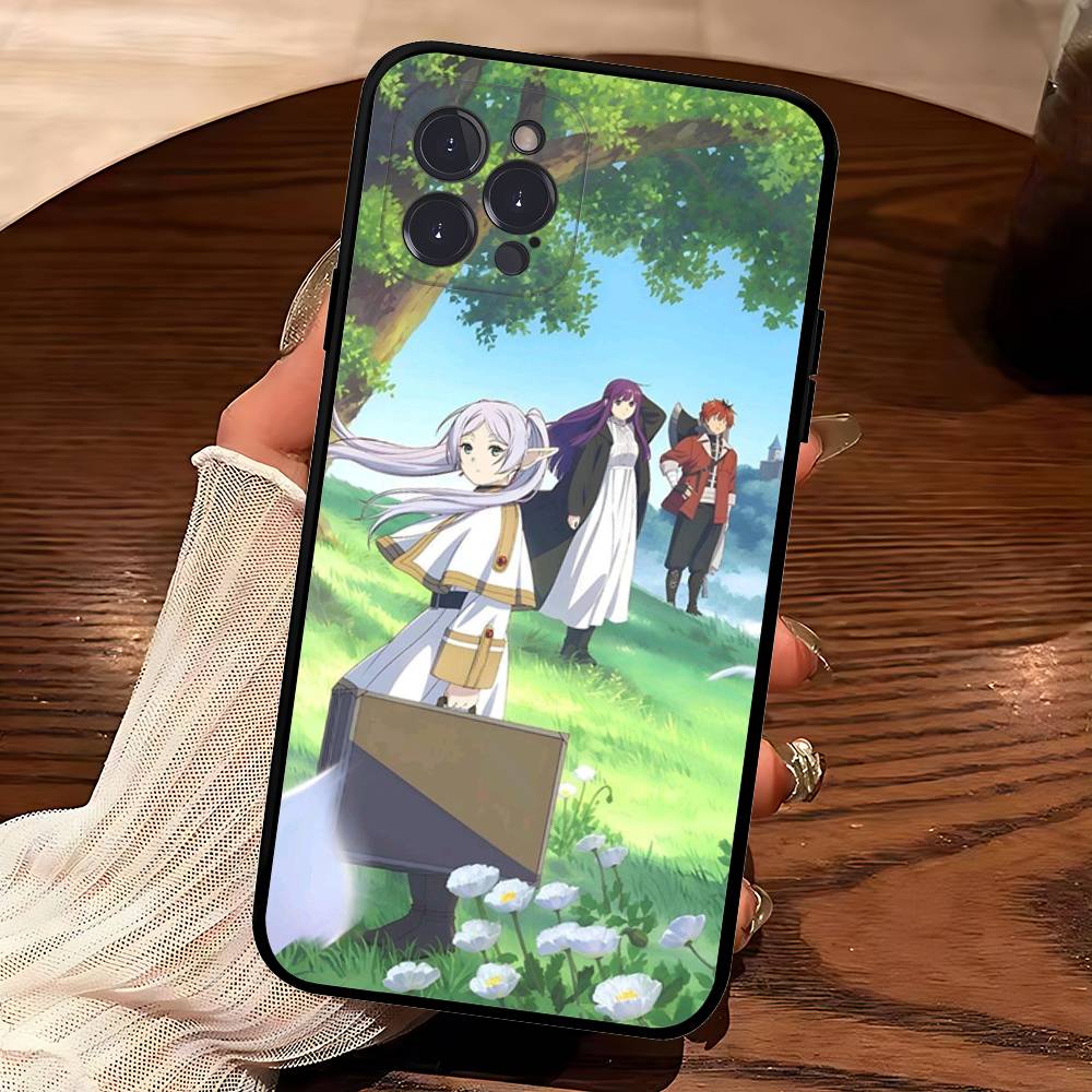 

Popular Anime Frieren Beyond Journeys End 1 2 Phone Case For IPhone 14 Plus 13 Mini 11 16 15 17 Pro Max Protection Shockproof For iPhone 15 pro