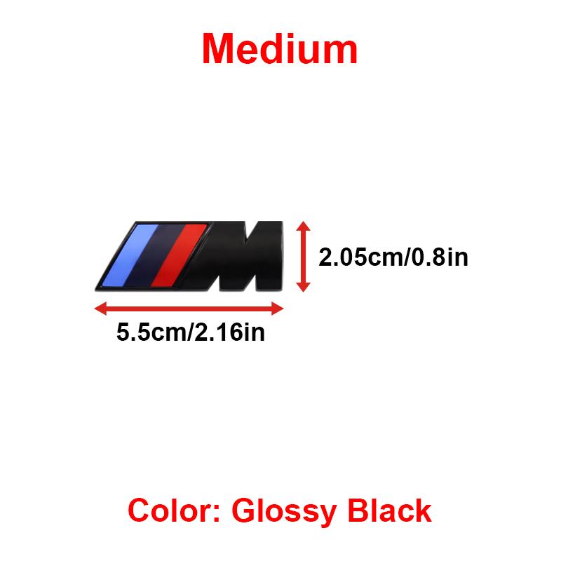 1 szt. ABS Samochód Błotnik Boczny Emblemat Tylna Klapa Bagażnika Naklejka z Logo M Dla BMW M M3 M5 M6 E46 E90 F30 G20 E36 E34 G20 G30 Akcesoria
