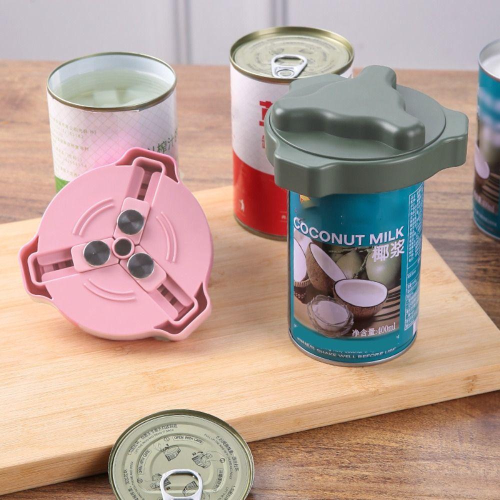 Rotating Design Screw Can Opener Manual Bottle Lid Open Device Jar Lid Opening Tool  Weak Hand