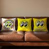 Cute Cartoon MMooneyes Cushion Cover Soft Reversible Durable Pillow Cover MultiScene Use for Home Car Daily Comfort