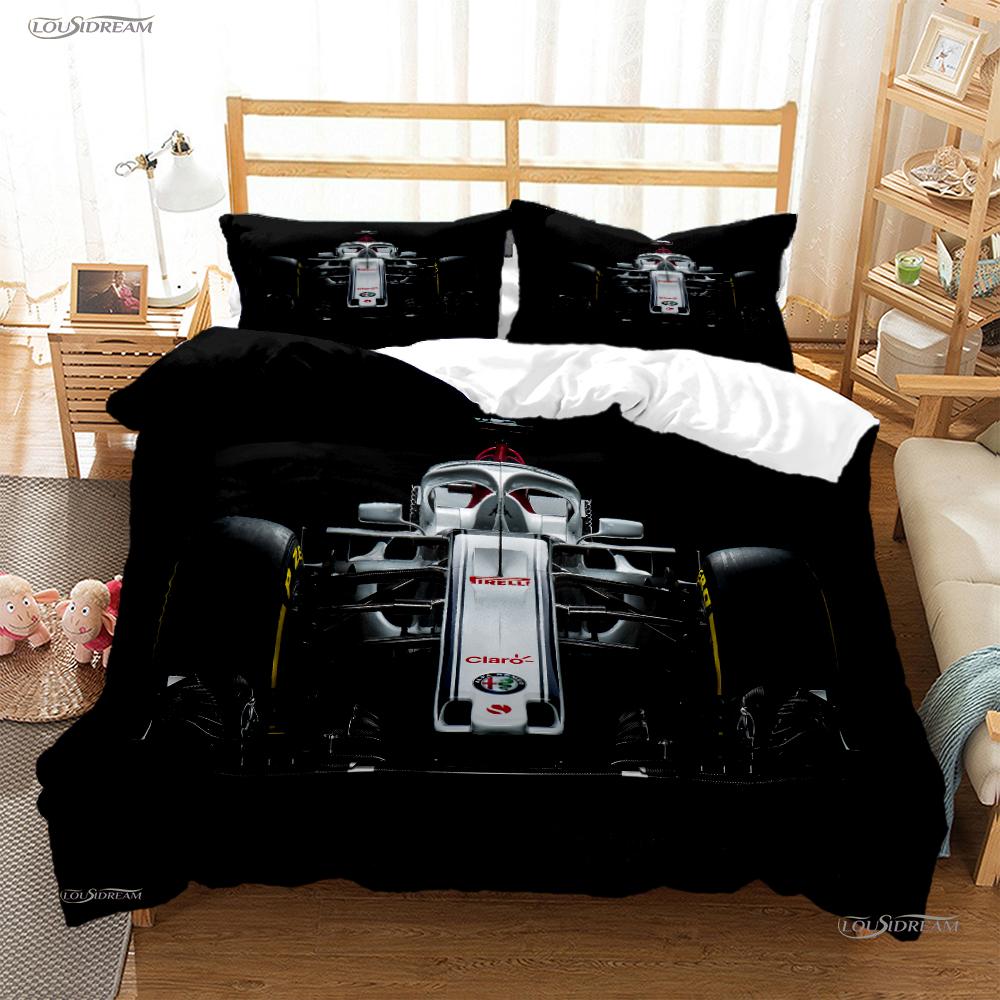 Moto Car Enthusiast All Season Duvet Cover Comforter Bedding set Luxury Soft Quilt Cover and Pillowcase Single/Double/Queen/King