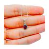 Amethyst Pendant: Minimalist 925 Sterling Silver Gemstone