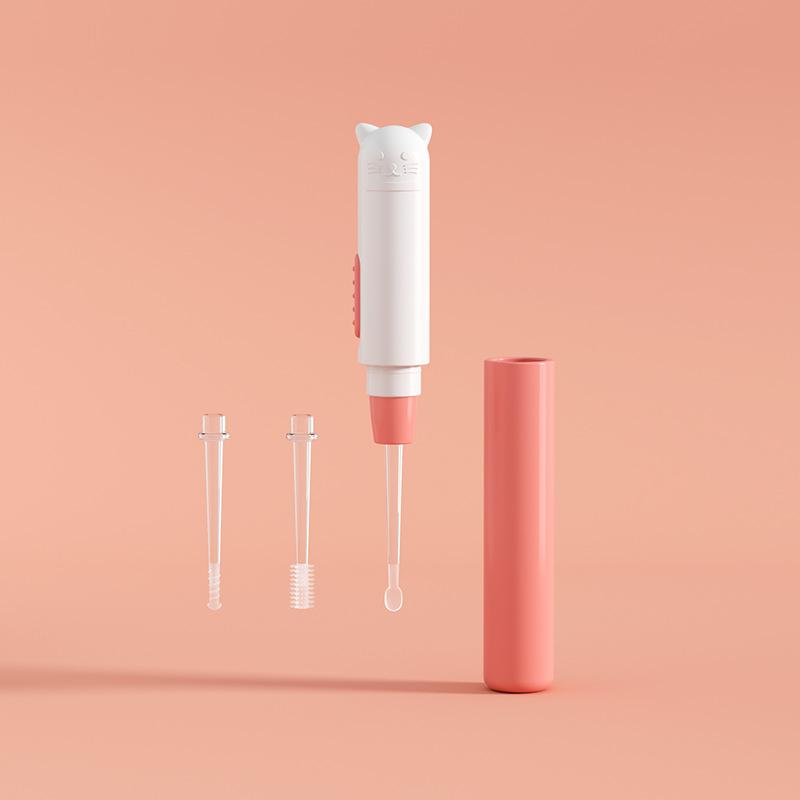 

Детская щетка для ушей с подсветкой, мультяшный инструмент для удаления ушной серы, светящийся пинцет для чистки ушей, инструменты для ухода за здоровьем малышей