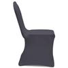 VidaXL Housse de chaise extensible 6 pcs anthracite