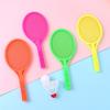 4pcs/set Mini Plastic Badminton Table Tennis Racket Set with 2 Balls Interactive Game Fun Birthday Gift for Indoor/Outdoor JXB