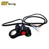 Motorcycle Switch Handlebar Switch Electric Bike Scooter Horn Turn Signals On/Off Button Light Switch Motorcycle Accessories