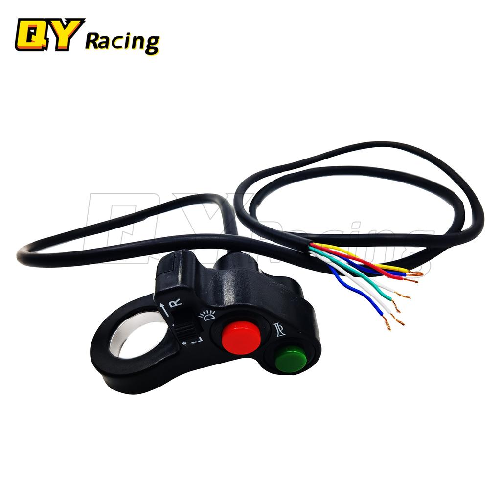 Motorcycle Switch Handlebar Switch Electric Bike Scooter Horn Turn Signals On/Off Button Light Switch Motorcycle Accessories