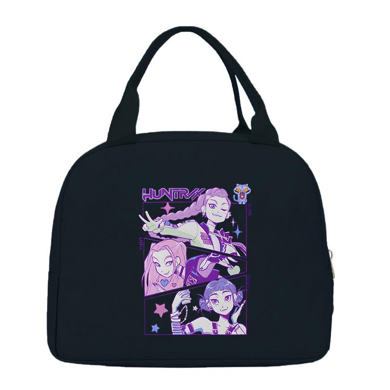 Cartoon Animation Academy Meal Bag Student Thermal Insulation Lunch Box Bag Office Workers Handheld Bento Bag