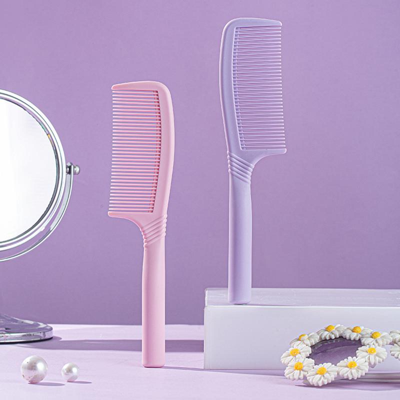 High Quality Plastic Hairdressing Combs Professional Anti-Static Fine Cutting Women Beauty Hairstyling Brush Househeld Wet Dry