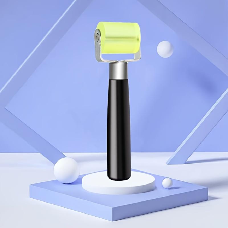 1pc Manual Silicone Edge Sealer Roller Stainless Steel Hand Press for Woodworking Leathercraft DIY Shoe Bag Tool Heat Sealant Applicator for Wallpaper