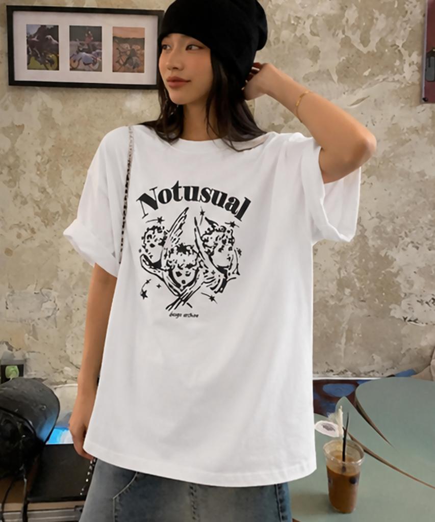 Nasyujeueol Angel Star Oversized Short Sleeve T-Shirt 4 Colors