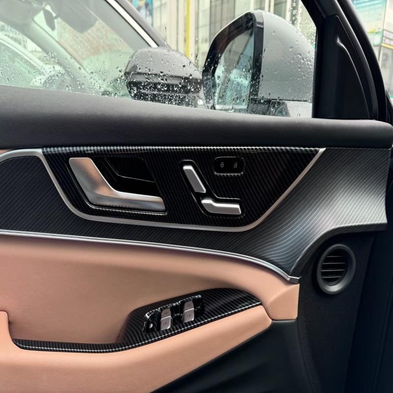 LHD For Chery Tiggo 9 2024 2025 Interior Accessories Window Rise Switch Gear Shift Water Cup Panle Steering Wheel AC Vent Cover