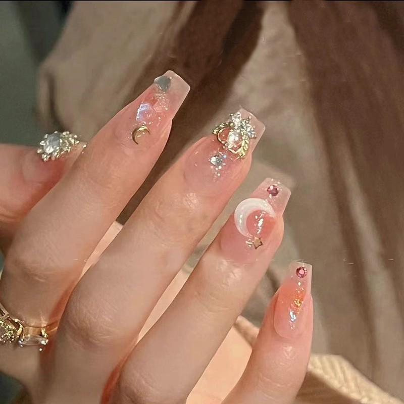 

Sailor Moon Diamond Nail Art: Long, Wearable, Pure Desire Style Glue Style