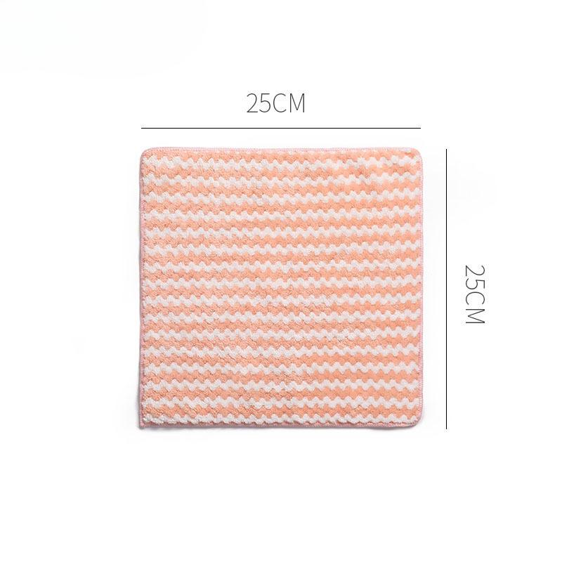 Wall-mounted Coral Velvet Hand Towels Cleaning ClothsDishclothsKitchen Cleaning Cloths Household Non-shedding Absorbent Wipes