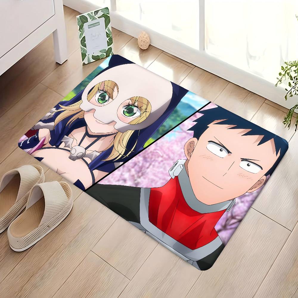 K-Koi W-Wa Sekai Seifuku No Ato Felpudo Rectangular Antideslizante para Hogar Suave Alfombrilla de Baño Puerta Delantera Interior Exterior Alfombrilla Decorativa para Hotel