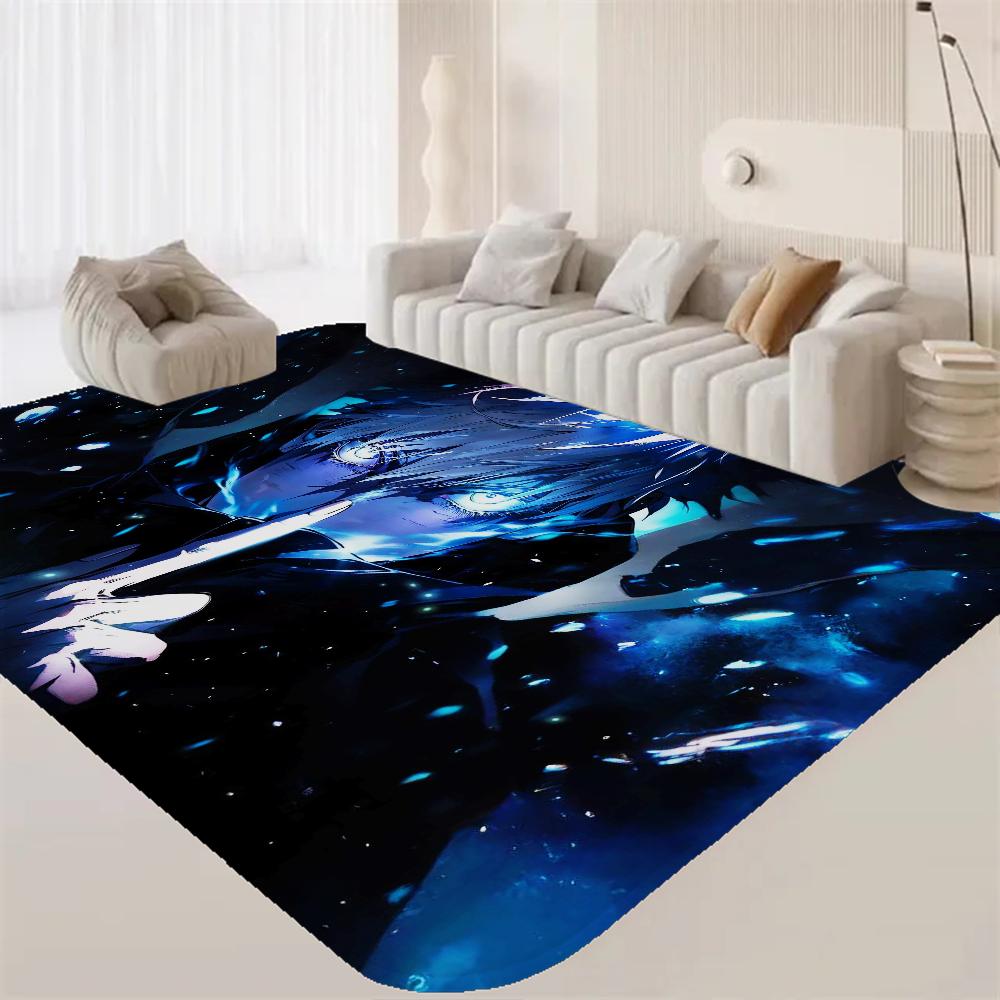 Jujutsu Kaisen Hot Anime Gojo Satoru Raummatten Günstiger Rutschfest Modernes Wohnzimmer Balkon Bedruckter Willkommensteppich