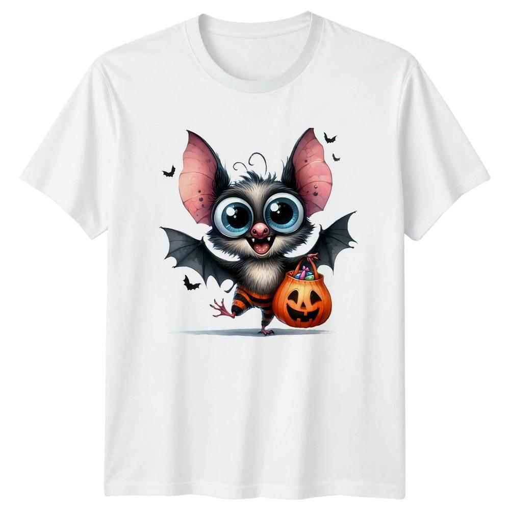 Halloween Bat Trick Or Treat Kids Holidays Unisexs Unisexs Graphic Tee S