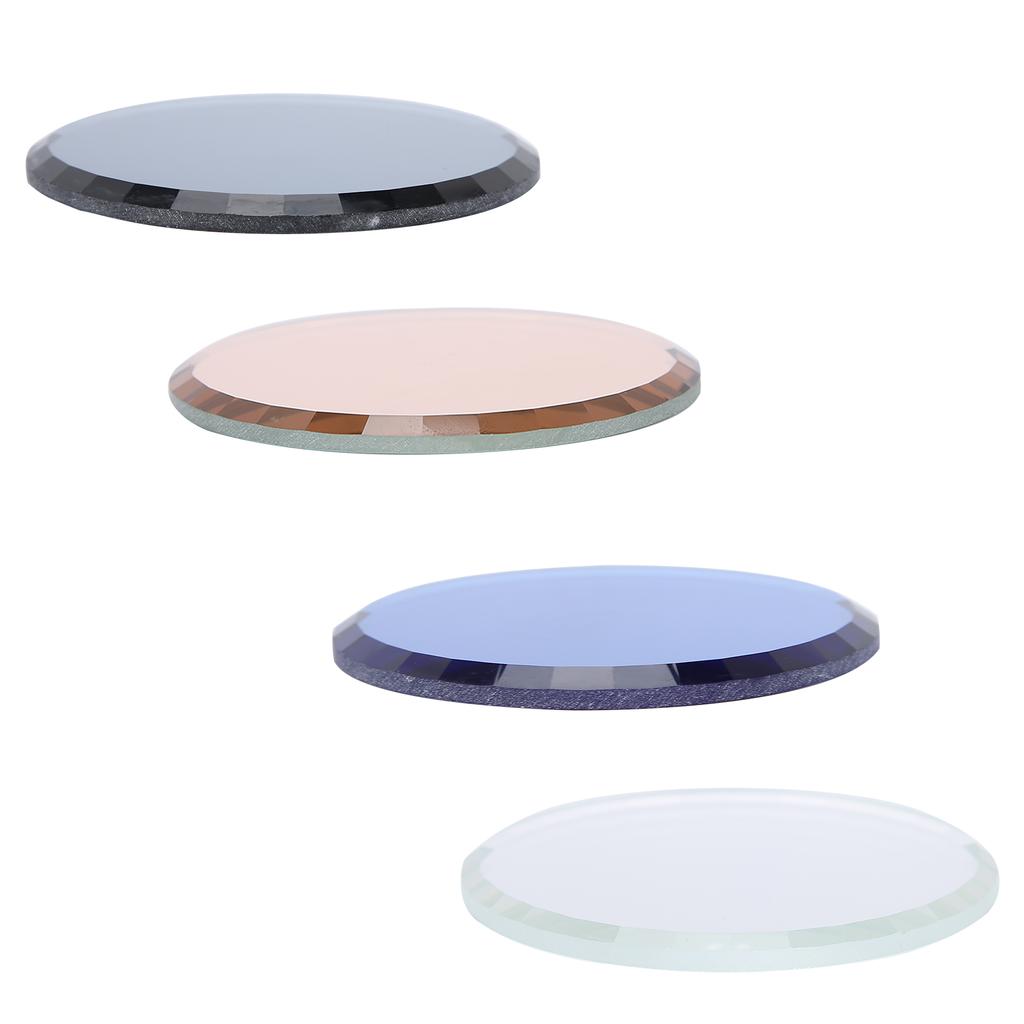 False Nail Mirror Glass Display Board Nail Art Manicure Display Drawing Color Mixing Tool