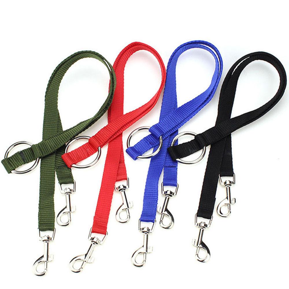 New Double Head Leash Double Dog Pet Adjustable Leash Nylon All Seasons Puppy for Harnesses Leads Pet Towing Rope Convenient