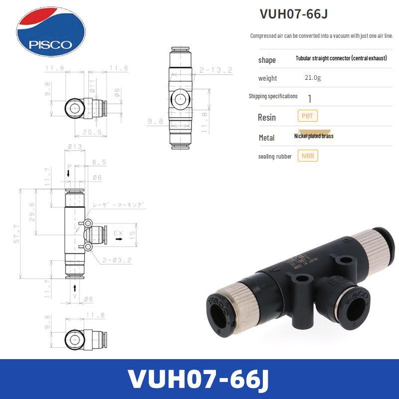 Bisco PISCO Vacuum Generator VUH/VUL Series
