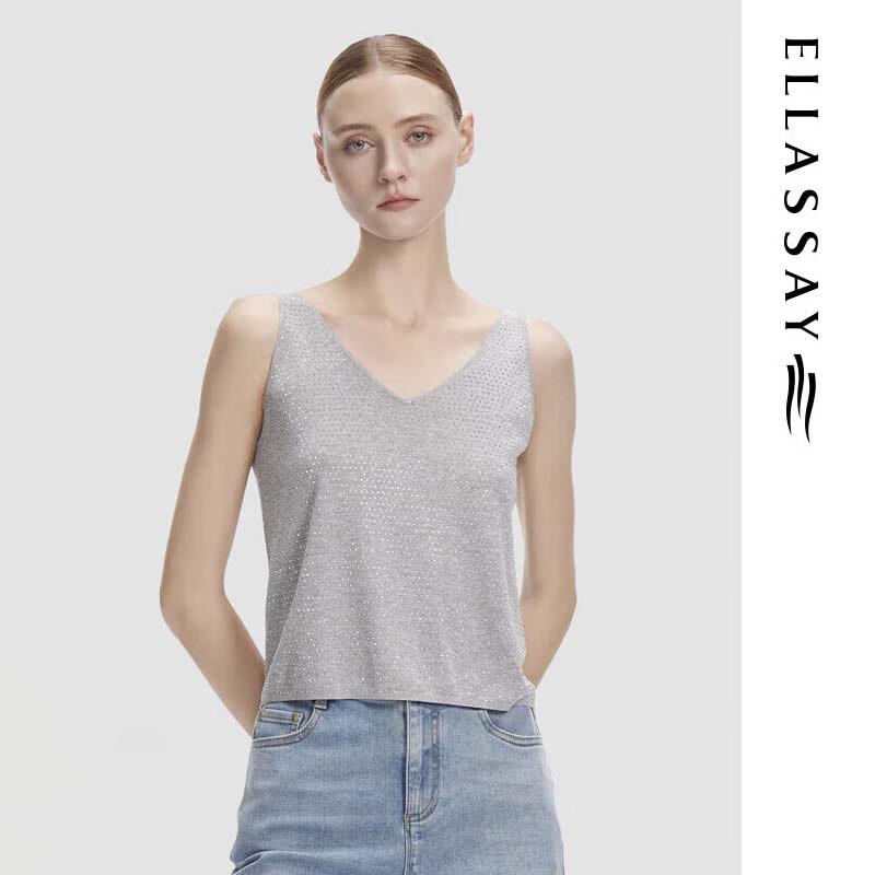 

ELLASSAY Women s Loose Knit Camisole Top M