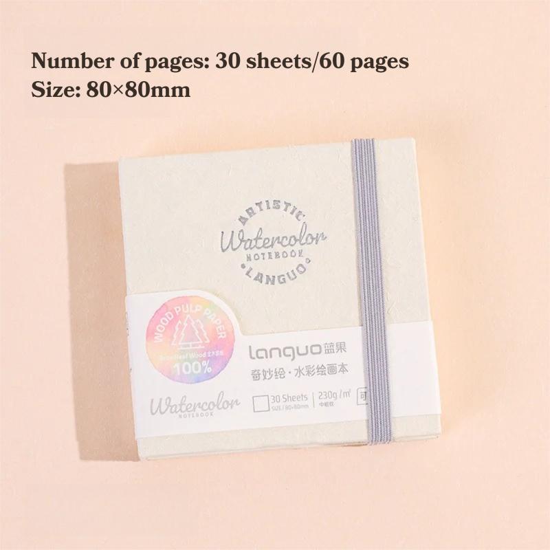 

Watercolor Painting Book 230g Watercolors Paper Thickened Pocket Sketchbook for Watercolor,Gouache,Markers Painting Art Supplies