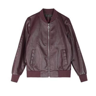 Women's Leather Jacket Autumn Loose Casual All-match Leather Jacket