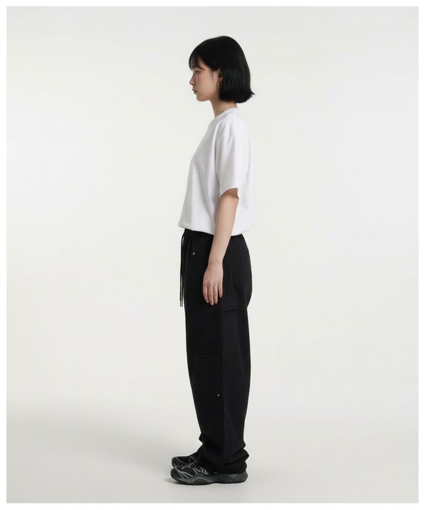 DOUBLE JD Rivet Washed Semi-Fit Pants