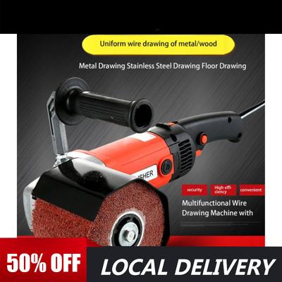 1400w Electric Metal Wire Drawing Machine Portable Polishing Machine for Stainless Steel Polishing
