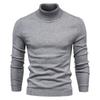 New 2025 Men's Solid Knitted Pullover Sweaters Comfortable Slim Business Casual All-match Sweater Tops Autumn Winter Men Clothes