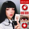 Eyeshare 2 Stück Cosplay Farbige Kontaktlinsen Anime Kontaktlinsen Blaue Augenlinsen Jährlich Verrücktes Halloween Make-up Farbige Linse