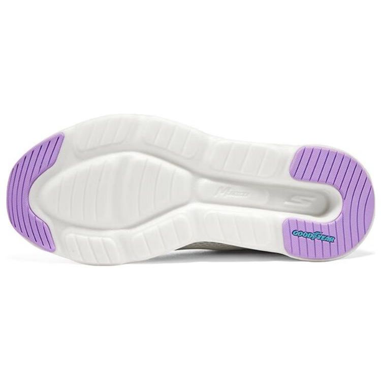 Skechers Go Run Swirl Tech Speed Bubble Scarpe Comode Versatili Basse Scarpe da Corsa Sneaker Donna Bianco Blu 129496-WBL