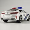 1:32 BMW M8 Police Alloy Car Diecast Model Children Vehicle Model Toy Display Collection Ornament Decoration Gift For Childrens