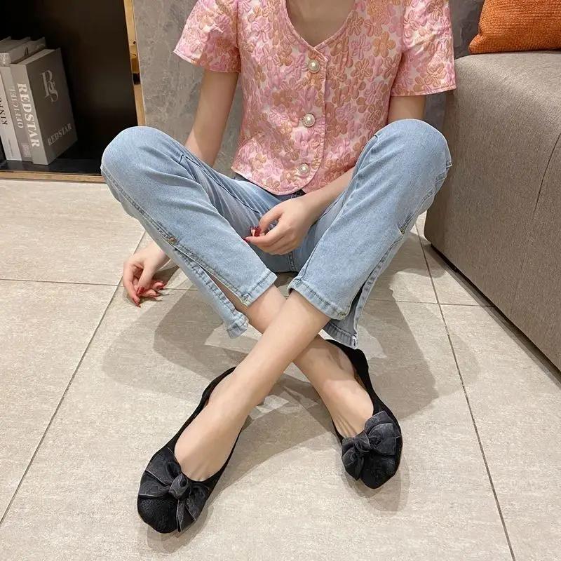 Fashion Office Slip-on Ladies Footwear Vacation With Discount Stylish Casual Shoe Promotion Social Quick Delivery Y2k Women's Flat Shoes