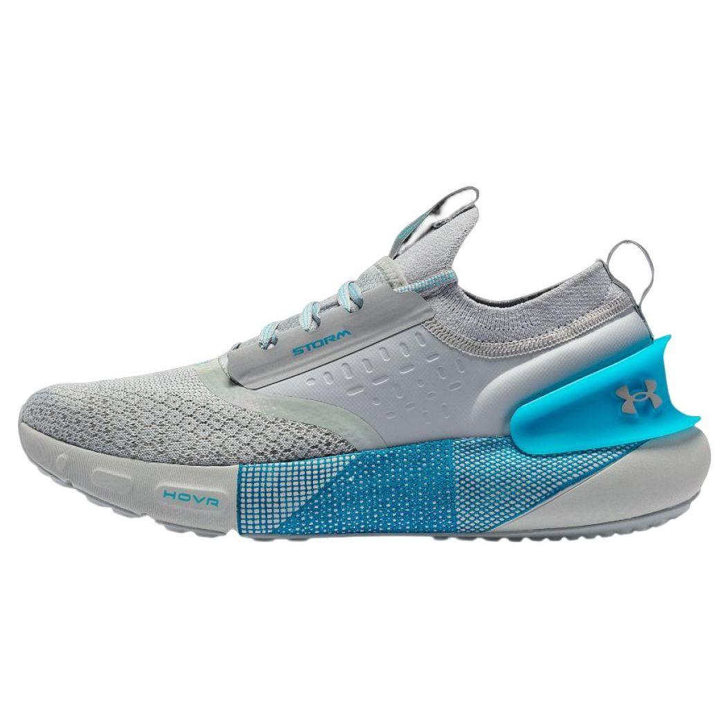 

Under Armour HOVR Phantom 3 Storm Breathable Versatile Fabric Low-Top Casual Running Shoes Unisex Sneakers Blue Gray 3025522-103