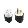 6-15P/6-15R Us Standard Straight Blade Cord Connector Male/ Female Ends Extension Cord Ends Connector Set 15 Amp 250 Volt