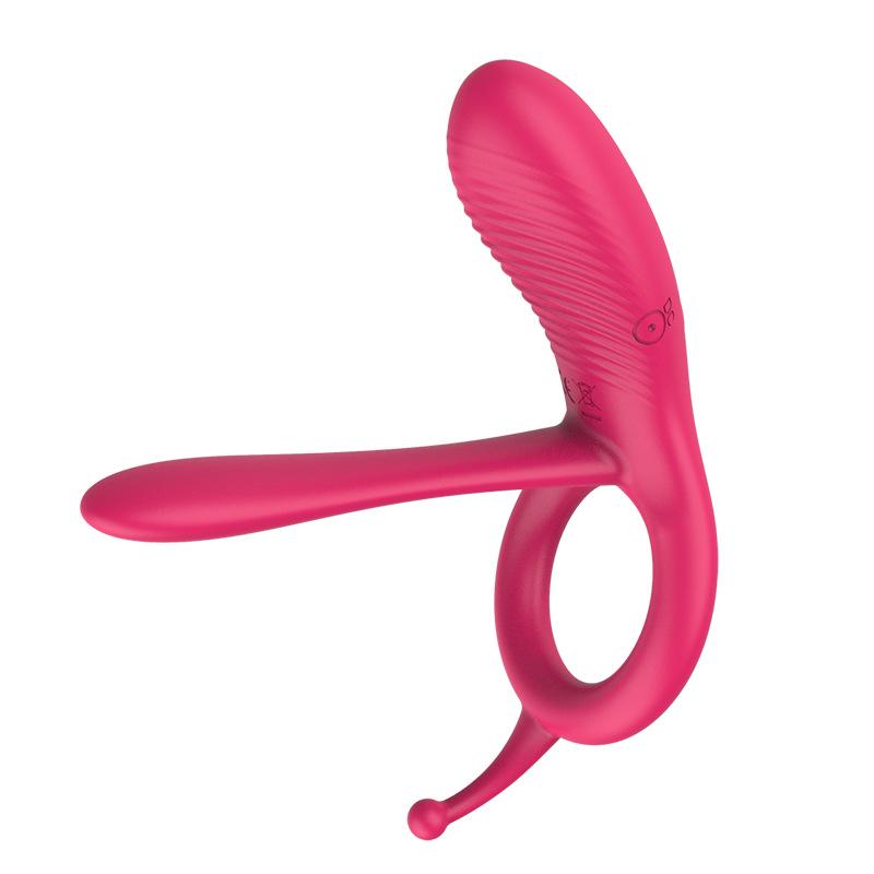 Yun Man Long Tongue Vibrating Silicone Remote Control Male Penis Ring