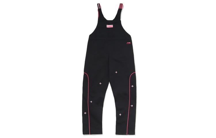 Li Ning Overalls Women s New Standard Black Moderate Overalls AKXQ564-1 S