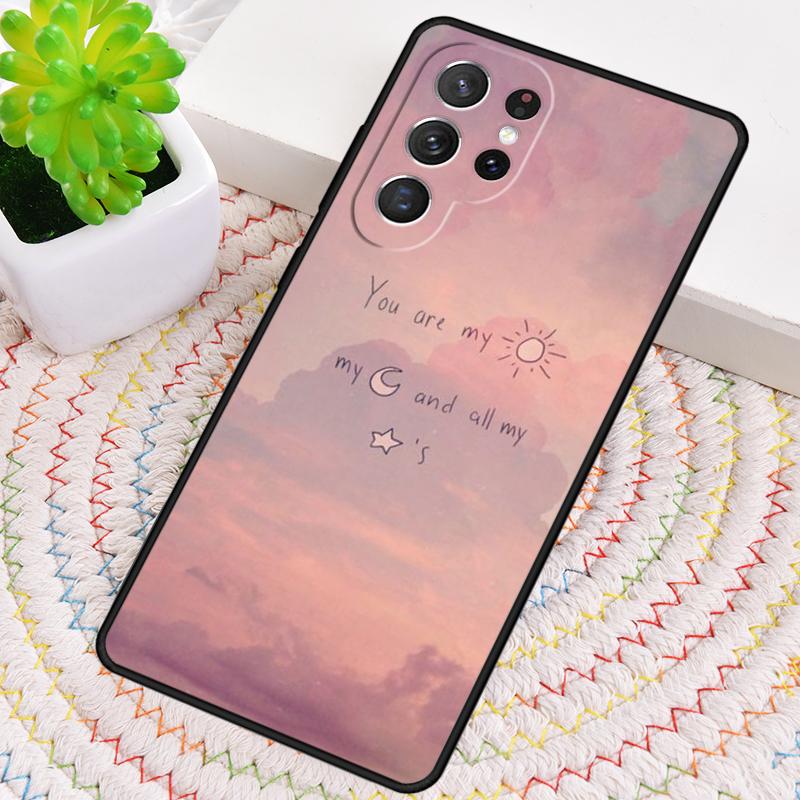 Pink Aesthetic TPU Phone Case For Samsung Galaxy Note 10 Pro S26 S25 S24 S23 S22 Ultra Plus S21 FE S20 Shockproof Cover