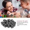 20pcs Dice Set Puzzle Fun 6 Sided Number Acrylic Dice for Gaming Preschool Education