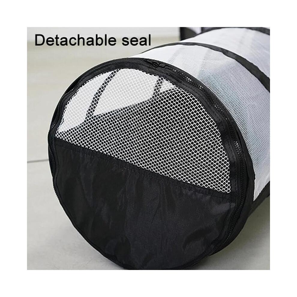 Floving Katzen Tunnel & Zelt, Katzenröhre Pop-Up Tunnel Set, Faltbarer Kätzchen Tunnel Lange Katzenröhre mit Plüschball, Kätzchen Spielzeug für drinnen, auch geeignet für