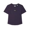 Fila Original Soft Comfortable Simple Fashion Short Sleeve Raglan T-Shirt Women Tops Purple Dark F51W529104F-DP