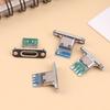 5Pcs Usb 3.1 Type C Socket With Screw Fixing Plate Type-C Usb Jack 3.1 Type-C 2Pin 4Pin Female Connector Jack Charging Port