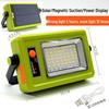 Multifunctional Portable LED Solar Work Light with Strong Magnet for Camping & Emergencies
