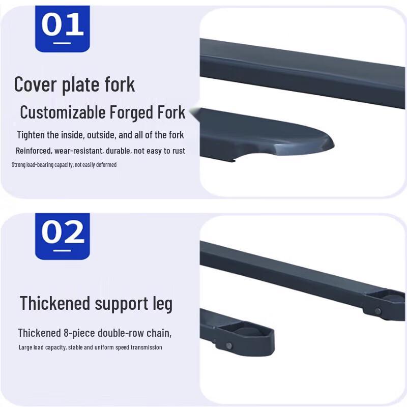 Erbeli Semi-Electric Pallet Stacker CN plug (adapter included)