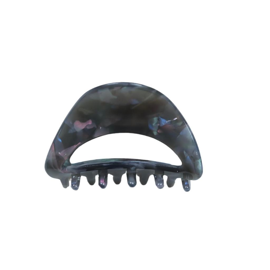 Nan Rui 4.5cm Acetate Hollow Semicircle Claw Clip - Sweet & Trendy Hair Accessory