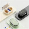 Mini Travel Pill Box 3 Grids - Waterproof Sealed Medicine Organizer Portable Daily Pill Case For Vitamins Supplements & Medica