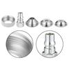 5 PCS Texture Sprayer Orifice Tip Set Wall Texturing Drywall Wall Painting Sprayer Tips Stainless Steel Tool Parts